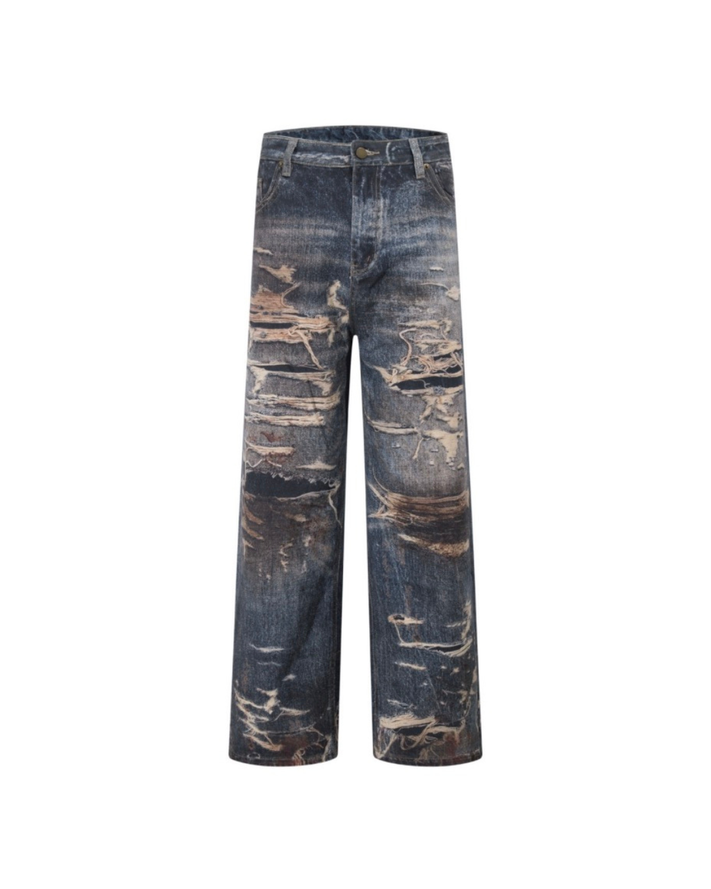 Acne Studios Destroyed Long Jeans
