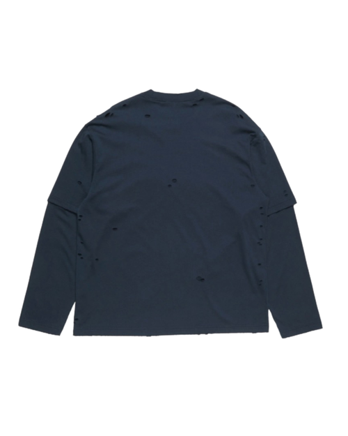 Acne Studios Destroyed Logo Long Sleeve